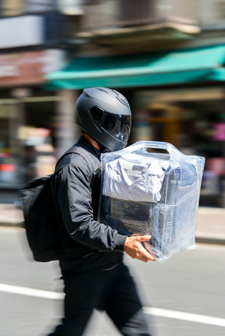 Laundry delivery to door